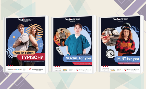 Grafik zu den Themenheften meinBeruf