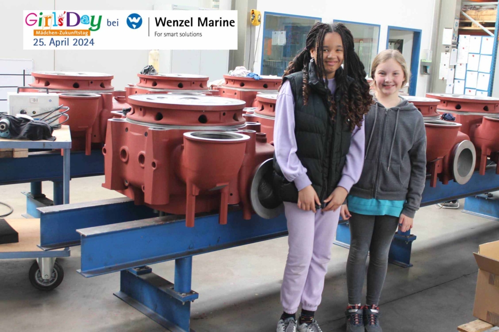 Girls'Day Teilnehmende in der Produktion