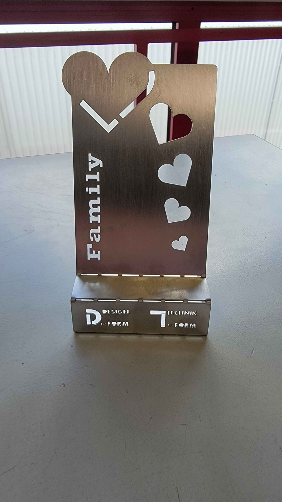 Handyhalter aus Edelstahl