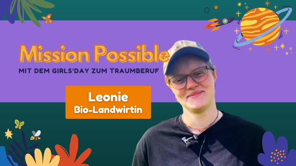 Grafik zum Berufevideo Leonie Bio-Landwirtin