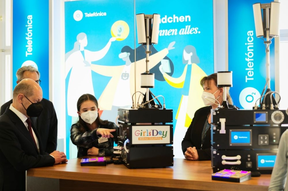 Girls'Day-Auftakt mit Olaf Scholz