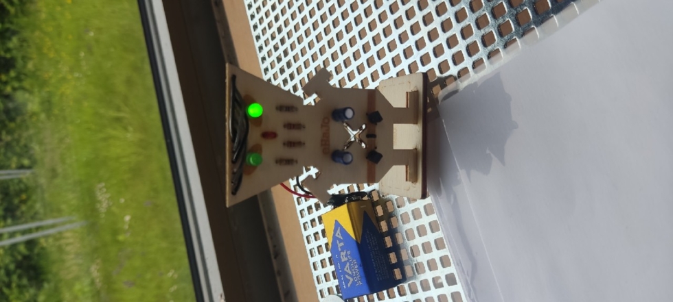 Am Girls'Day erstelltes Robotermännchen